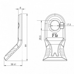 Couteau MILLENIUM MR - SPEED SYSTEM plan