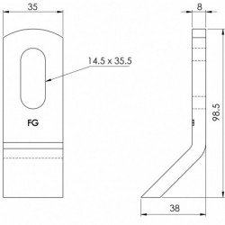 Cuiller 134 - 100.35.8 plan