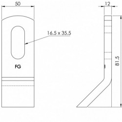 Cuiller 182 - 80.50.12 plan