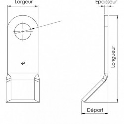 Couteau de broyage - LAG 02 plan