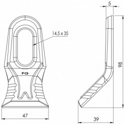 Couteau BABY MILLENIUM plan